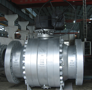 Пневматический шаровой клапан ASTM A216 WCB, API 6D, 36 дюймов, 900 фунтов