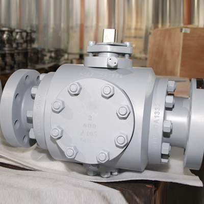 Трехходовой шаровой клапан, ASTM A105, CL600, 3 дюйма, RF, API 6D
